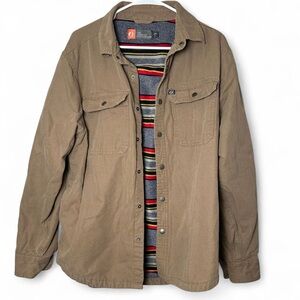 The American Outdoorsman Dark Khaki Workwear Skater Jacket